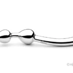 Njoy Fun Wand – G-taško/prostatos dildas – Sidabrinis