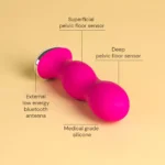 Perifit Care originalus Kegelio treniruoklis / Prie programėlės jungiamas dubens dugno treniruoklis – Pi - Image 4