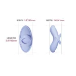 SVAKOM – Echo 2 piršto vibratorius – dangaus mėlyna - Image 3