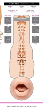 Fleshlight Girls - Riley Reid Insomnia Signature - Mouth - Image 9