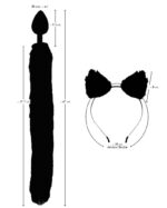 Neklaužada Katytė: Gyvūnėlių vaidmenų žaidimų analinis kaištis ir ausys - Image 9