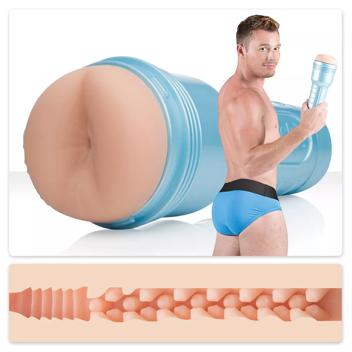 693badbe3d3b60.72614672_1625150828.FL810476017989.webp Analinis masturbatorius Fleshlight Fleshjack Boys - Brent Corrigan Bliss - Image 1